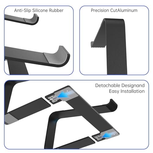 Smart Home Laptop Stand for Desk Portable Computer Riser Metal Notebook for Daily Use
