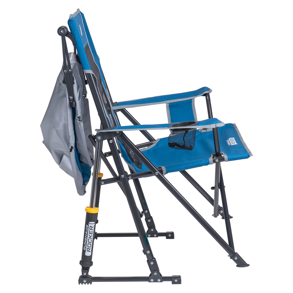Smooth Motion SunShade Rocker - Choice 550 - Heavy-Duty Kickback Rocker with Beverage Holder Detail