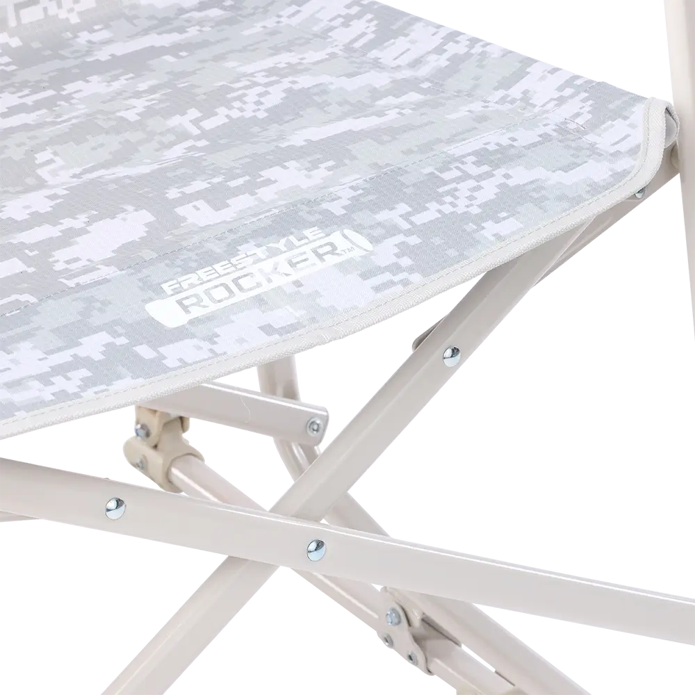 Luxury Camp Freestyle Rocker Elite - Choice 460 - Patented Spring-Action Rocking Chair for Camping Detail