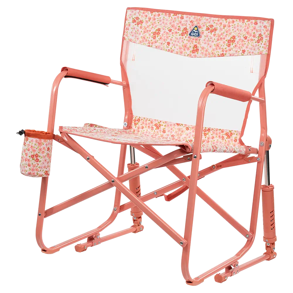 Luxury Camp Freestyle Rocker Elite - Choice 460 - Patented Spring-Action Rocking Chair for Camping Detail