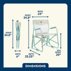 Luxury Camp Freestyle Rocker Elite - Choice 460 - Patented Spring-Action Rocking Chair for Camping Detail