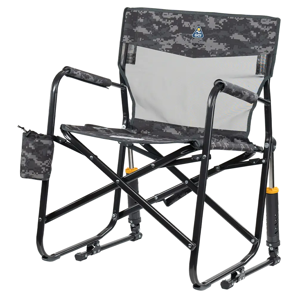 Luxury Camp Freestyle Rocker Elite - Choice 460 - Patented Spring-Action Rocking Chair for Camping Detail