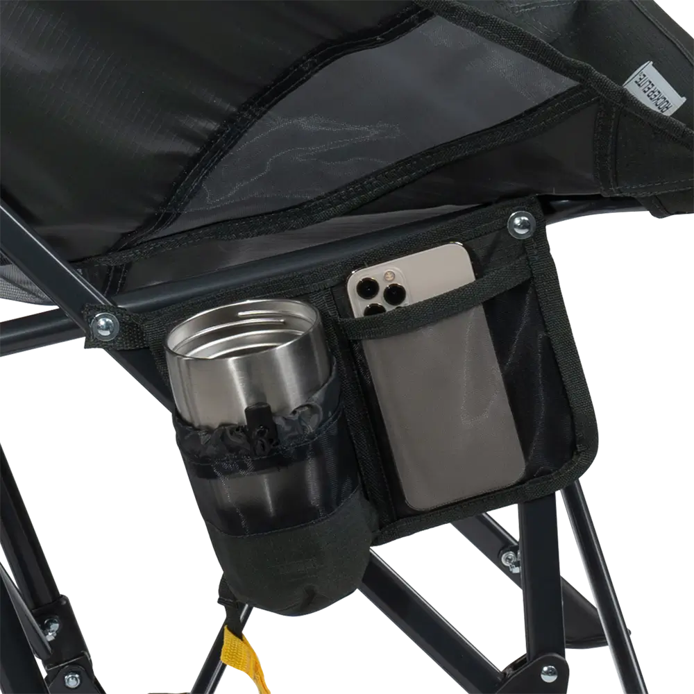 Luxury Camp Pod Rocker Elite - Choice 832 - Freestyle Rocker Portable Outdoor Folding Chair Detail