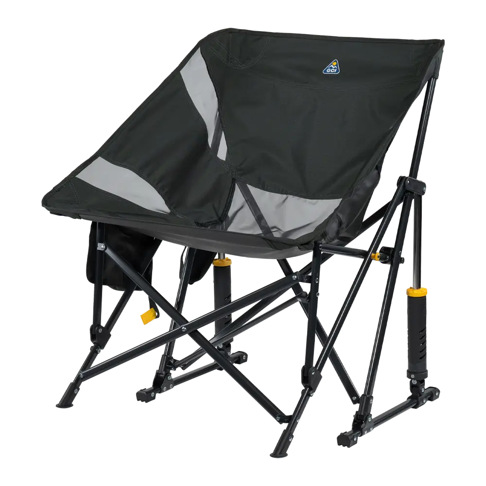 Luxury Camp Pod Rocker Elite - Choice 832 - Freestyle Rocker Portable Outdoor Folding Chair Detail