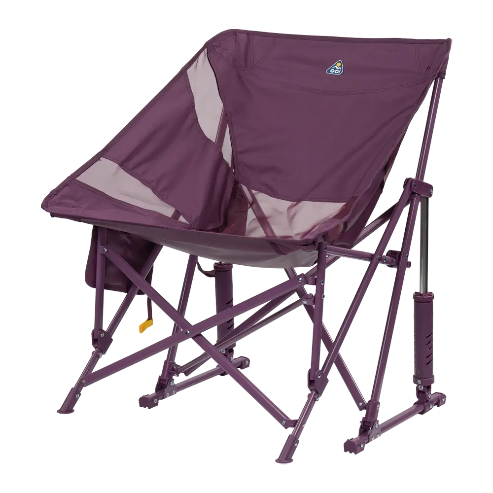 Luxury Camp Pod Rocker Elite - Choice 832 - Freestyle Rocker Portable Outdoor Folding Chair Detail