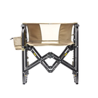 Premium All-Weather Adjustable Rocker - Choice 573 - Heavy-Duty Kickback Rocker with Beverage Holder Detail