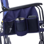 Premium All-Weather Adjustable Rocker - Choice 573 - Heavy-Duty Kickback Rocker with Beverage Holder Detail