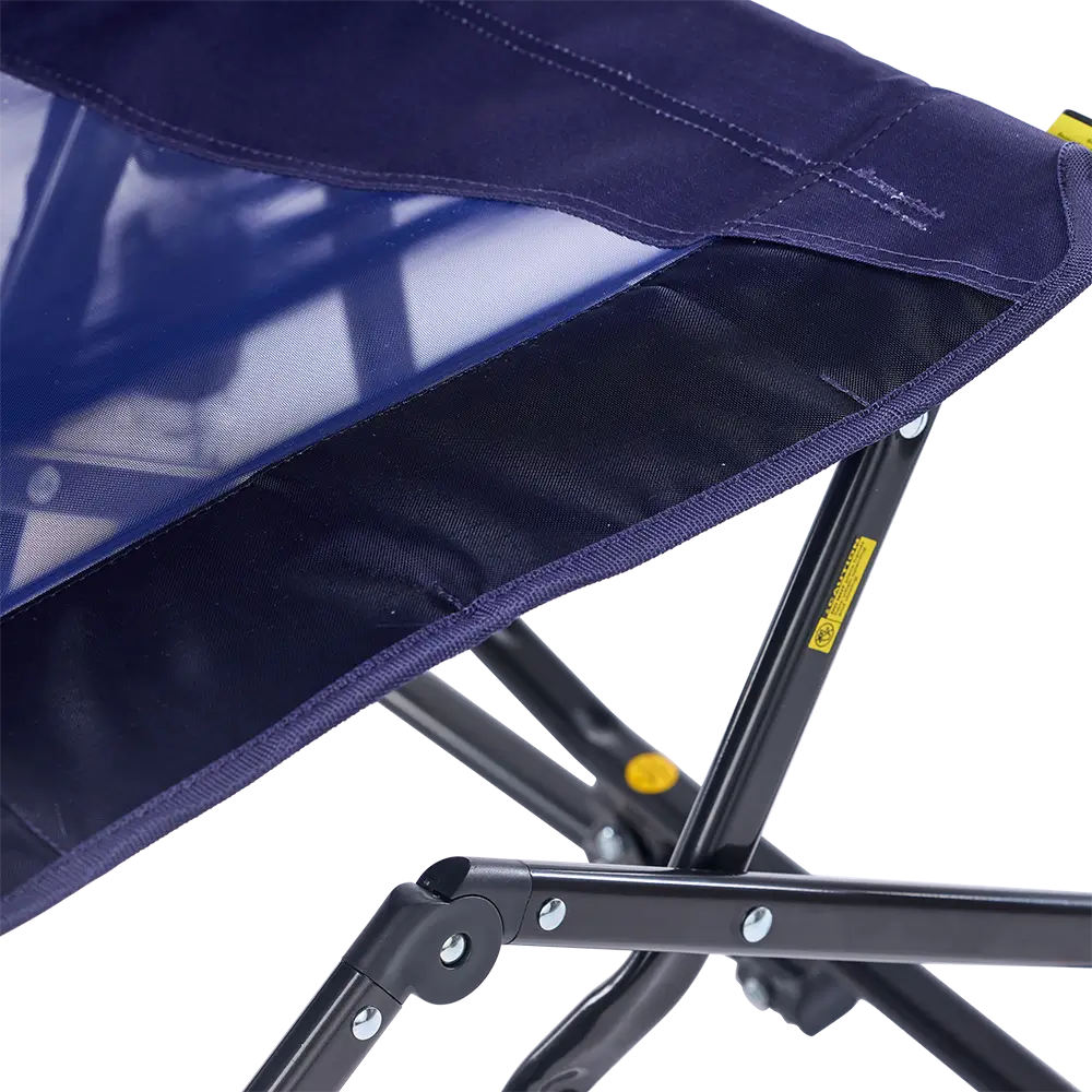Premium All-Weather Adjustable Rocker - Choice 573 - Heavy-Duty Kickback Rocker with Beverage Holder Detail