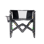 Premium All-Weather Adjustable Rocker - Choice 573 - Heavy-Duty Kickback Rocker with Beverage Holder Detail