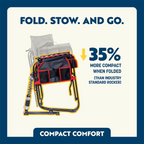 Premium All-Weather Adjustable Rocker - Choice 573 - Heavy-Duty Kickback Rocker with Beverage Holder Detail