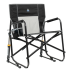 Patented Spring-Action Freestyle Rocker XL - Choice 552 - Freestyle Rocker Portable Outdoor Folding Chair - Black