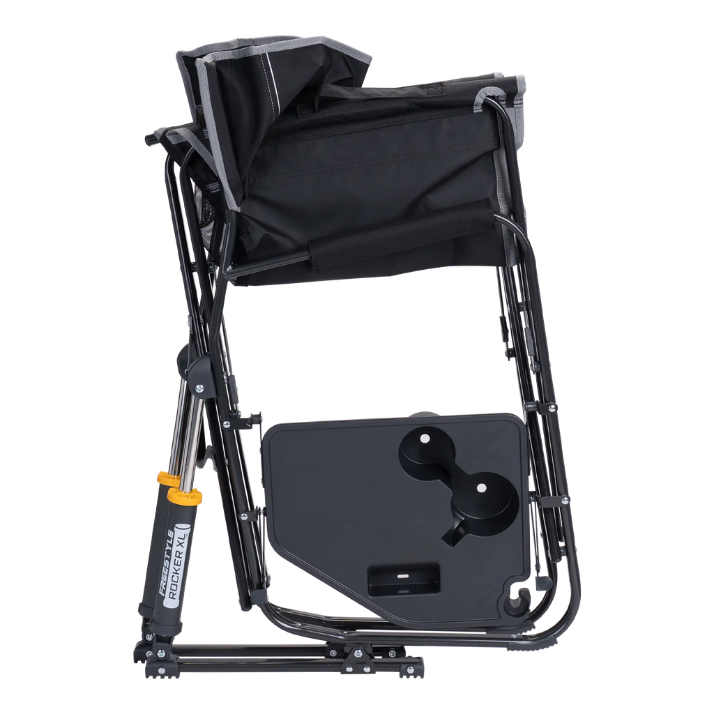 Patented Spring-Action Freestyle Rocker XL with Side Table - Choice 836 - Patented Spring-Action Rocking Chair for Camping Detail