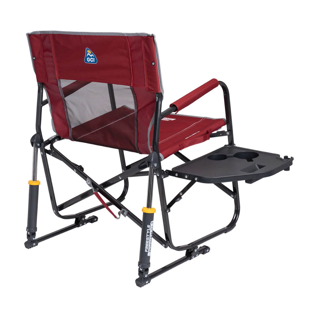 Patented Spring-Action Freestyle Rocker XL with Side Table - Choice 836 - Patented Spring-Action Rocking Chair for Camping Detail