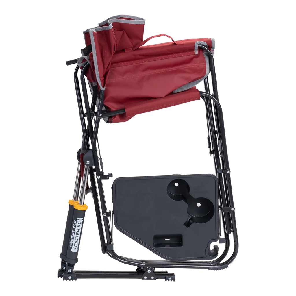 Patented Spring-Action Freestyle Rocker XL with Side Table - Choice 836 - Patented Spring-Action Rocking Chair for Camping Detail