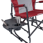Patented Spring-Action Freestyle Rocker XL with Side Table - Choice 836 - Patented Spring-Action Rocking Chair for Camping Detail