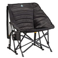 Smooth Motion Puff Rocker - Choice 731 - Heavy-Duty Kickback Rocker with Beverage Holder - Black
