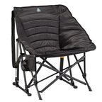 Smooth Motion Puff Rocker - Choice 731 - Heavy-Duty Kickback Rocker with Beverage Holder - Black