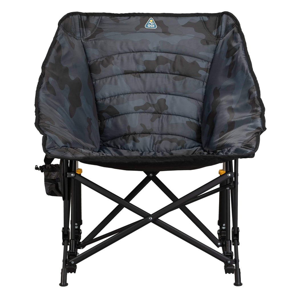 Smooth Motion Puff Rocker - Choice 731 - Heavy-Duty Kickback Rocker with Beverage Holder Detail