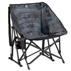 Smooth Motion Puff Rocker - Choice 731 - Heavy-Duty Kickback Rocker with Beverage Holder - Stealth Camo