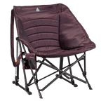 Smooth Motion Puff Rocker - Choice 731 - Heavy-Duty Kickback Rocker with Beverage Holder - Amethyst
