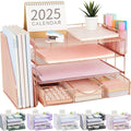 Modern gianotter Desk Organizers and Accessories with File Holder, 4-Tier Essentials