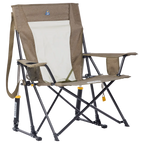Smooth Motion Comfort Pro Rocker XL - Choice 107 - Heavy-Duty Kickback Rocker with Beverage Holder - Heathered Aged Fatigue