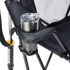 Smooth Motion Comfort Pro Rocker XL - Choice 107 - Heavy-Duty Kickback Rocker with Beverage Holder Detail