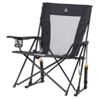 Smooth Motion Comfort Pro Rocker XL - Choice 107 - Heavy-Duty Kickback Rocker with Beverage Holder Detail