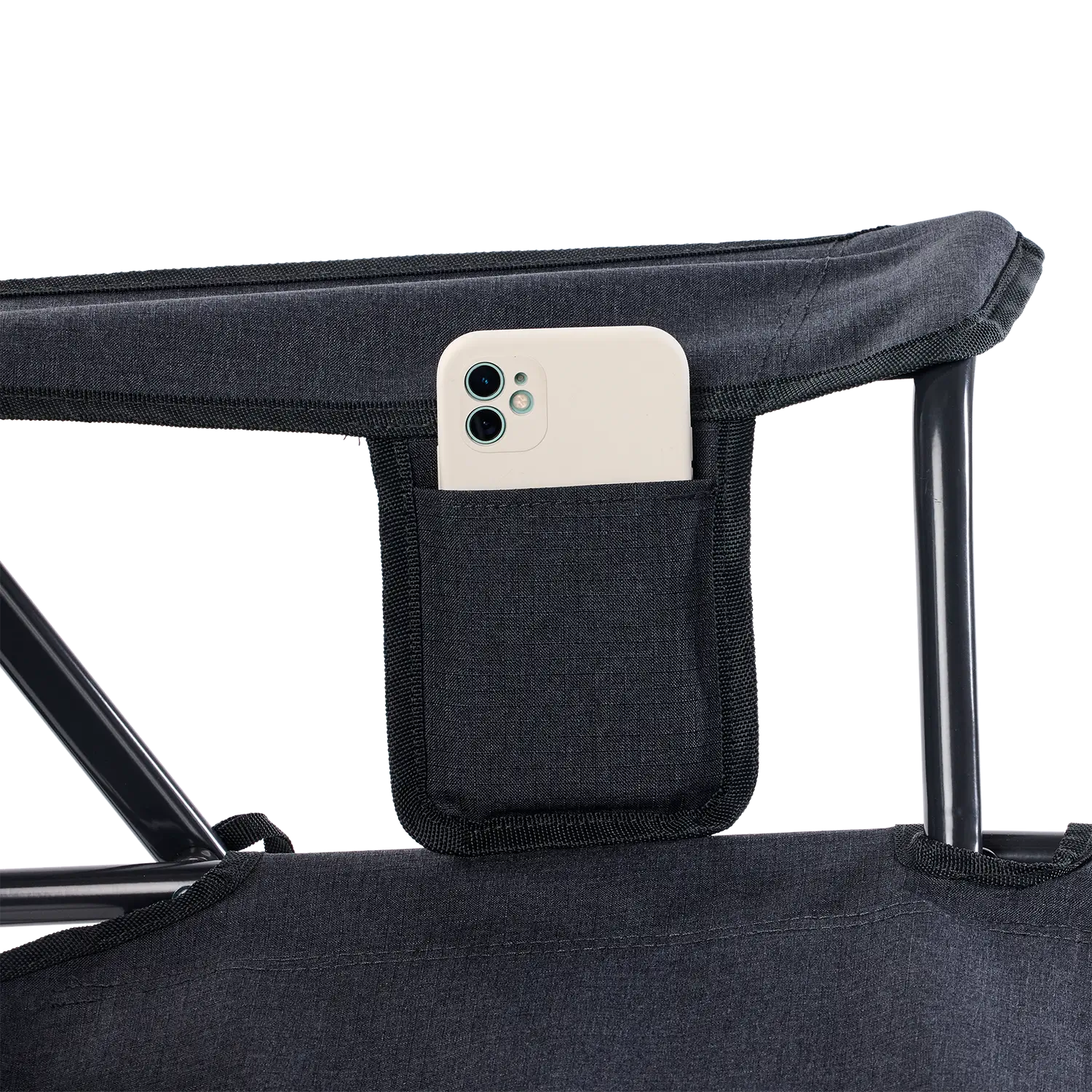 Smooth Motion Comfort Pro Rocker XL - Choice 107 - Heavy-Duty Kickback Rocker with Beverage Holder Detail