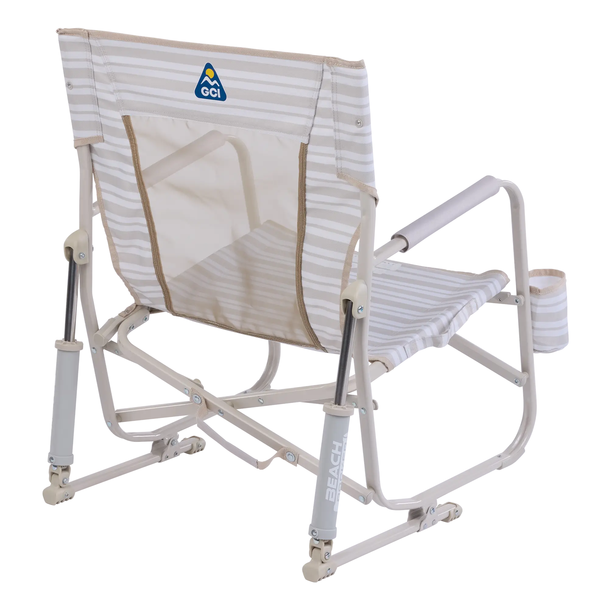 Premium All-Weather Beach Rocker - Choice 712 - Patented Spring-Action Rocking Chair for Camping Detail