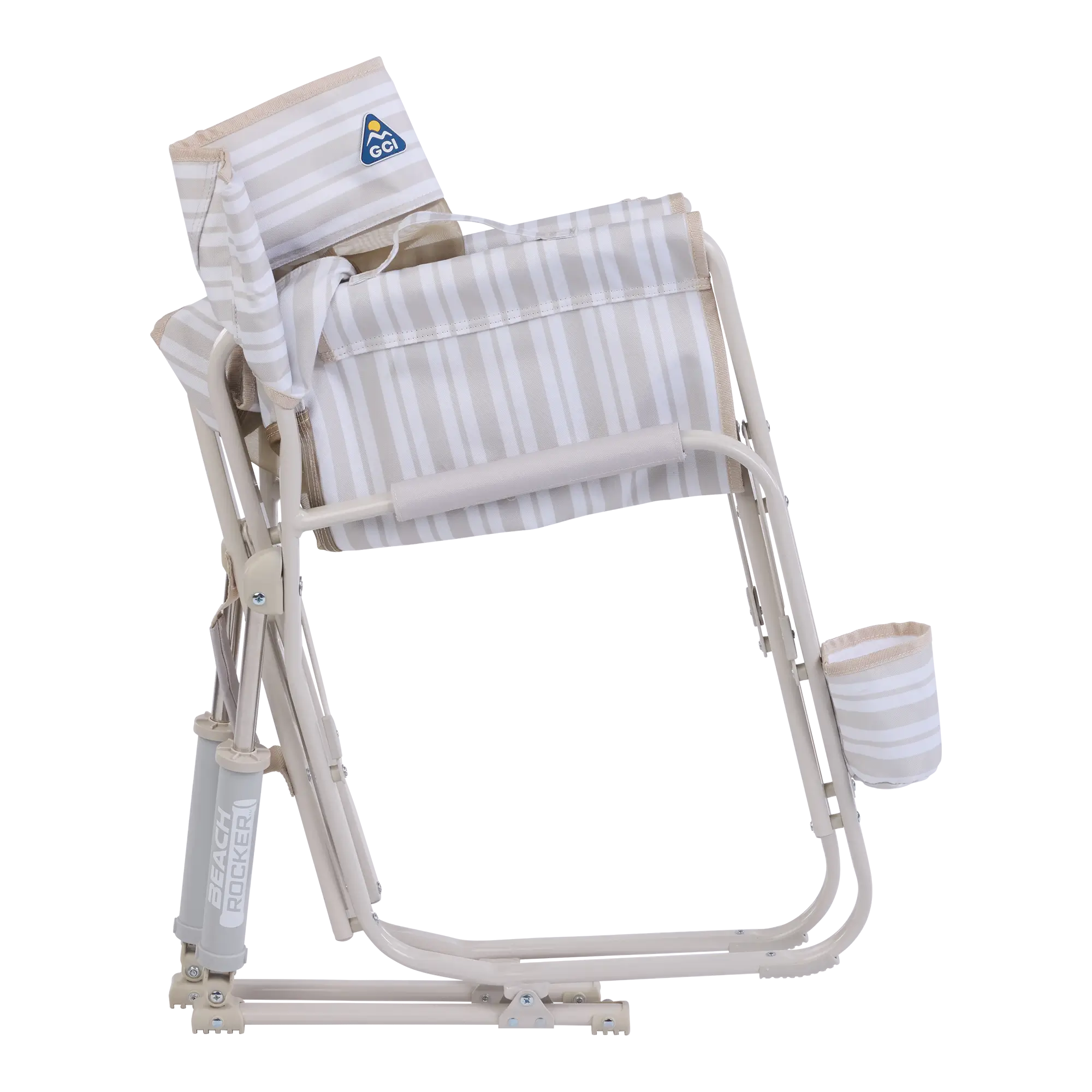 Premium All-Weather Beach Rocker - Choice 712 - Patented Spring-Action Rocking Chair for Camping Detail