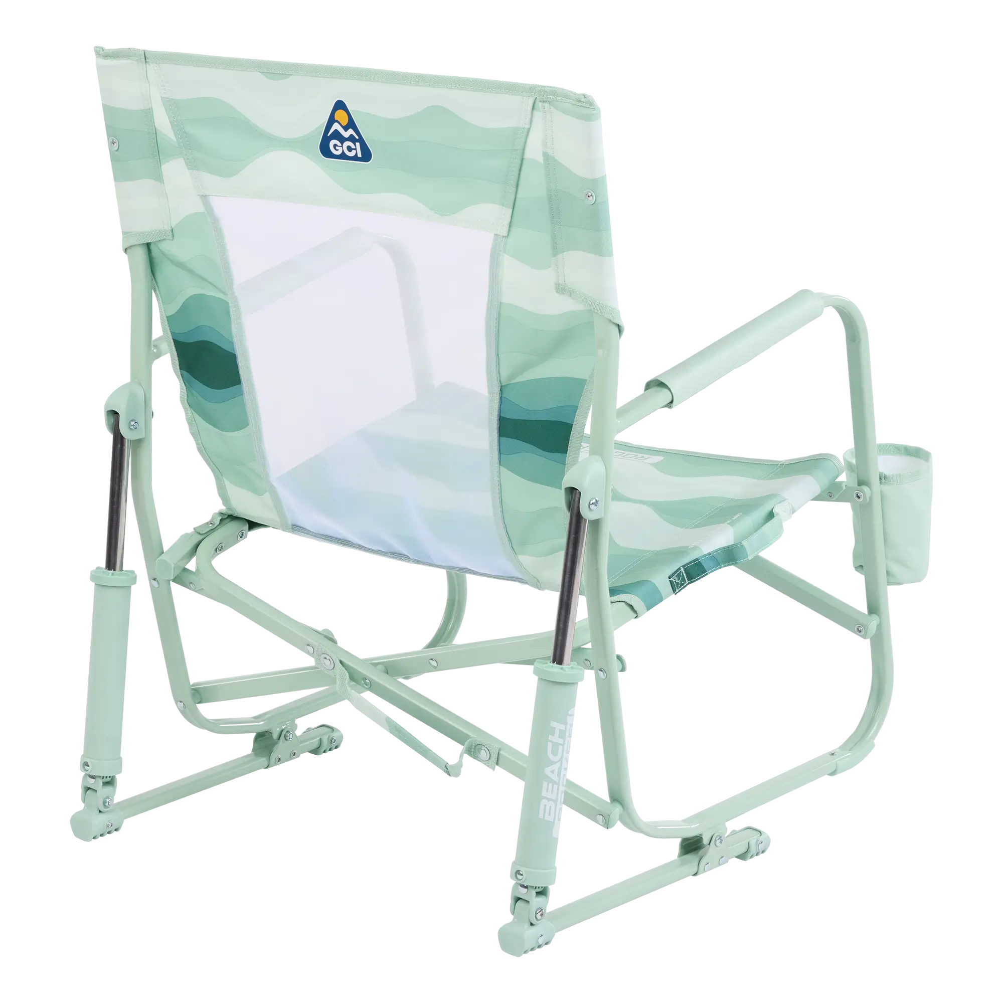 Premium All-Weather Beach Rocker - Choice 712 - Patented Spring-Action Rocking Chair for Camping Detail