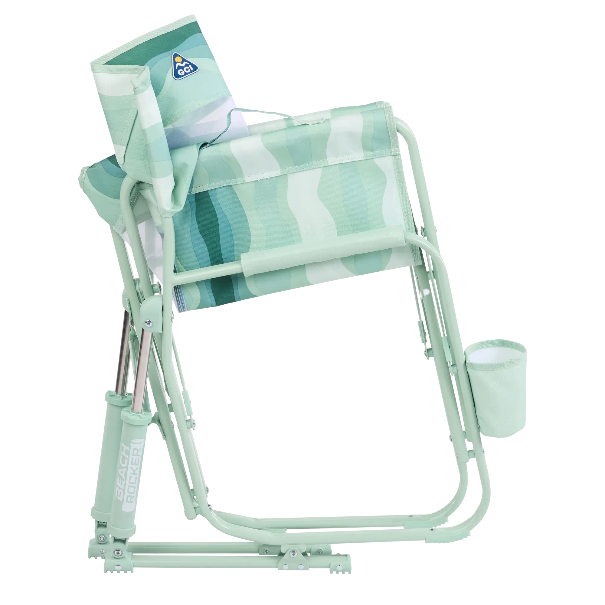 Premium All-Weather Beach Rocker - Choice 712 - Patented Spring-Action Rocking Chair for Camping Detail