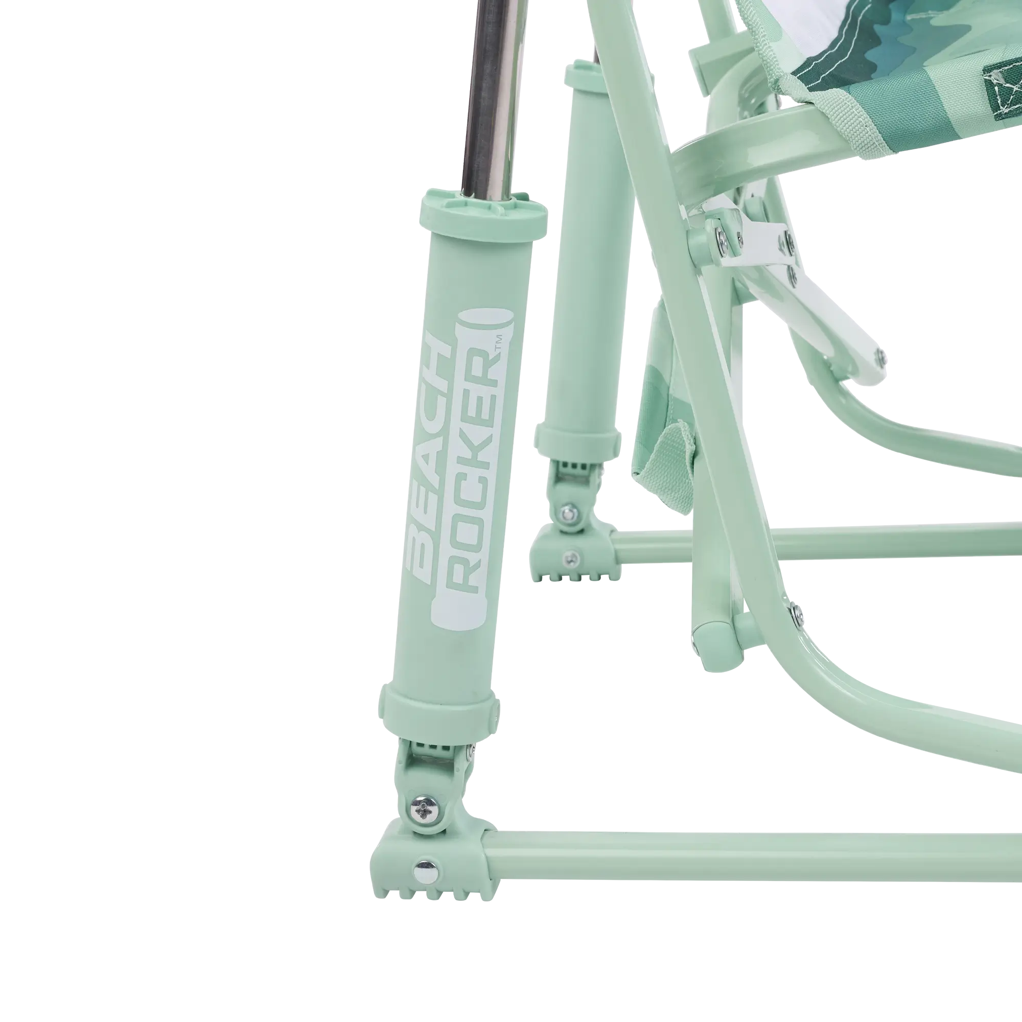 Premium All-Weather Beach Rocker - Choice 712 - Patented Spring-Action Rocking Chair for Camping Detail