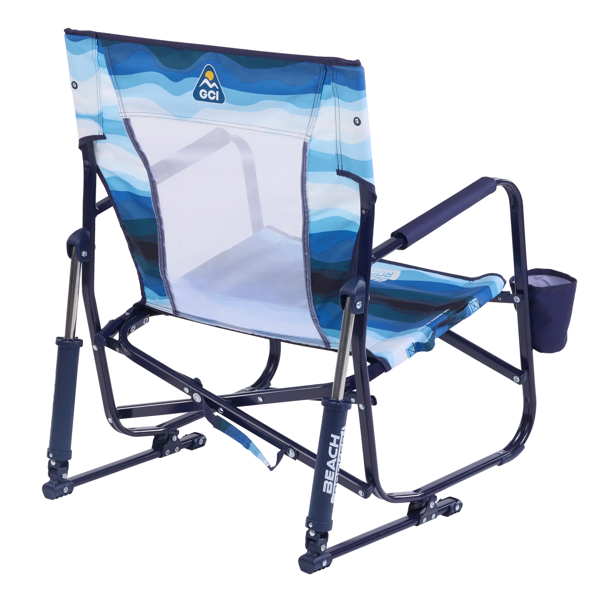 Premium All-Weather Beach Rocker - Choice 712 - Patented Spring-Action Rocking Chair for Camping Detail
