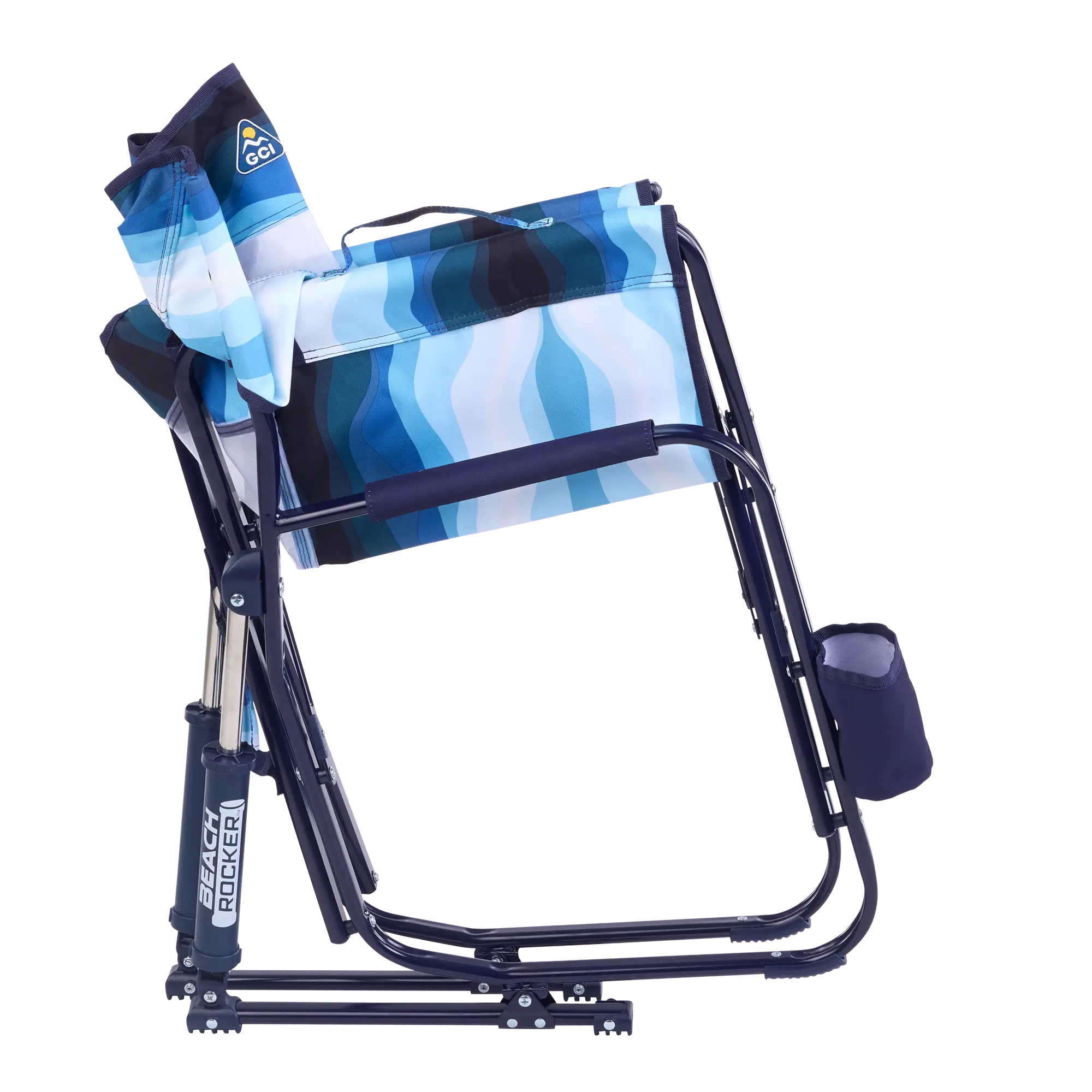 Premium All-Weather Beach Rocker - Choice 712 - Patented Spring-Action Rocking Chair for Camping Detail