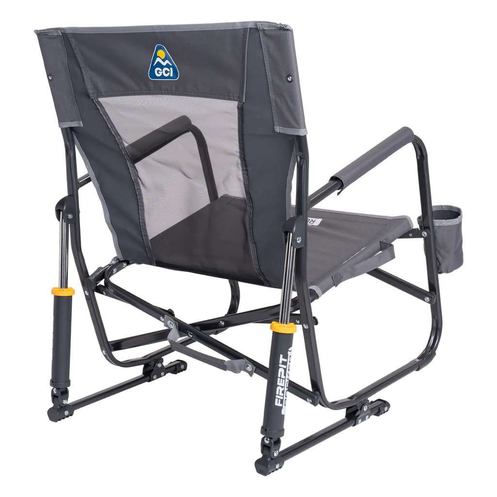 Premium All-Weather FirePit Rocker - Choice 737 - RoadTrip Rocker Smooth Motion Camp Chair Detail