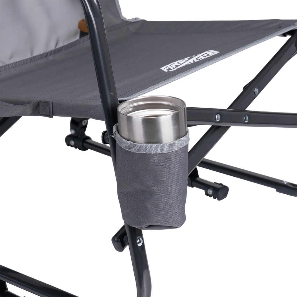 Premium All-Weather FirePit Rocker - Choice 737 - RoadTrip Rocker Smooth Motion Camp Chair Detail