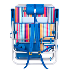 Backpack Travel Big Surf with Slide Table - Choice 334 - Portable Heavy-Duty Low Boy Chair for Ocean Side Detail