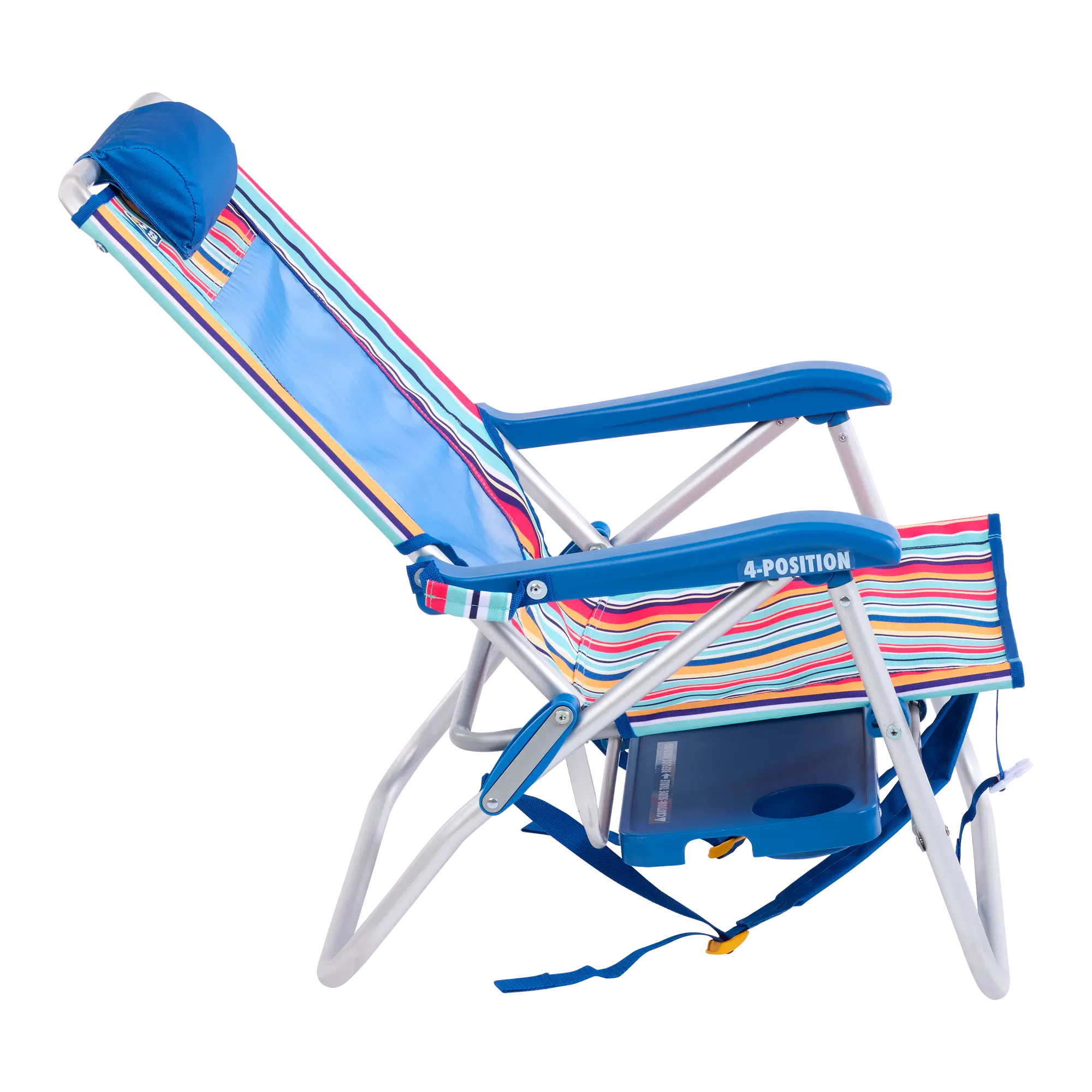 Backpack Travel Big Surf with Slide Table - Choice 334 - Portable Heavy-Duty Low Boy Chair for Ocean Side Detail