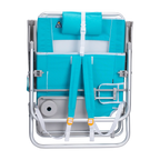 Backpack Travel Big Surf with Slide Table - Choice 334 - Portable Heavy-Duty Low Boy Chair for Ocean Side Detail