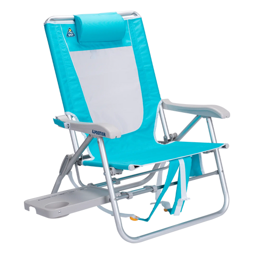 Backpack Travel Big Surf with Slide Table - Choice 334 - Portable Heavy-Duty Low Boy Chair for Ocean Side - Seafoam Green