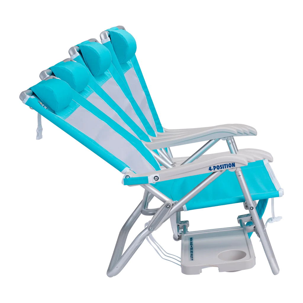 Backpack Travel Big Surf with Slide Table - Choice 334 - Portable Heavy-Duty Low Boy Chair for Ocean Side Detail