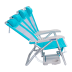 Backpack Travel Big Surf with Slide Table - Choice 334 - Portable Heavy-Duty Low Boy Chair for Ocean Side Detail