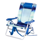 Rust-Resistant Aluminum Backpack Beach Chair - Choice 709 - Portable Heavy-Duty Low Boy Chair for Ocean Side Detail