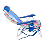 Rust-Resistant Aluminum Backpack Beach Chair - Choice 709 - Portable Heavy-Duty Low Boy Chair for Ocean Side Detail