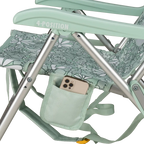 Rust-Resistant Aluminum Backpack Beach Chair - Choice 709 - Portable Heavy-Duty Low Boy Chair for Ocean Side Detail