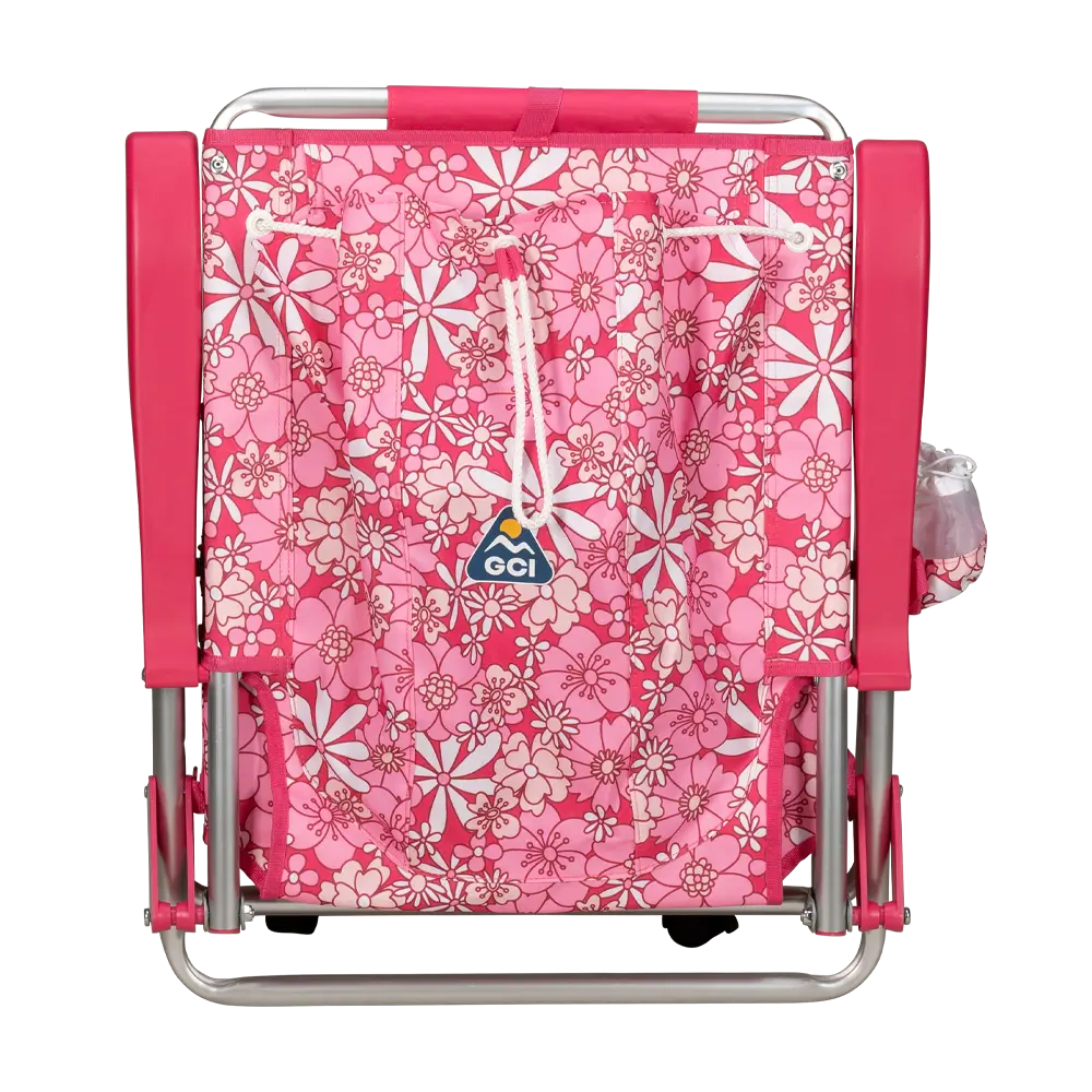 Rust-Resistant Aluminum Backpack Beach Chair - Choice 709 - Portable Heavy-Duty Low Boy Chair for Ocean Side Detail