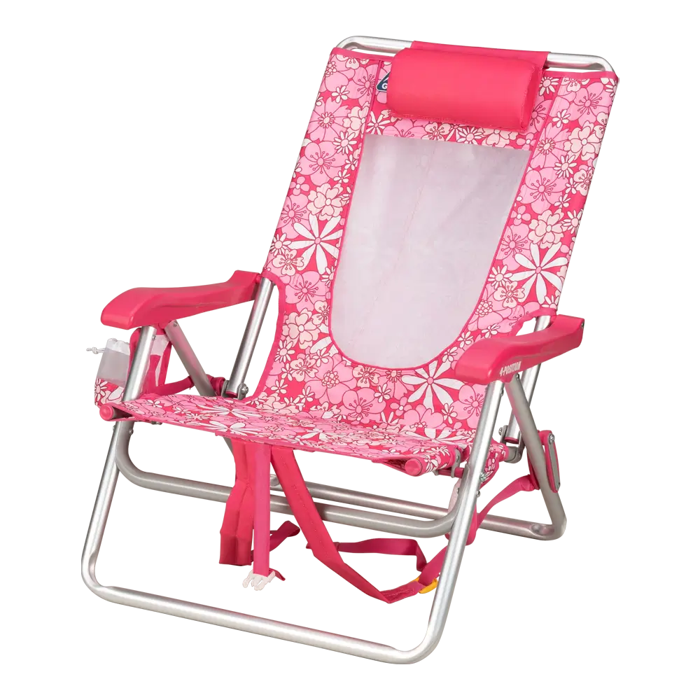 Rust-Resistant Aluminum Backpack Beach Chair - Choice 709 - Portable Heavy-Duty Low Boy Chair for Ocean Side Detail