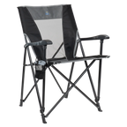 Lightweight Messenger Eazy Chair - Choice 976 - Premium Slim-Fold Compact Chair with Messenger Bag - Black